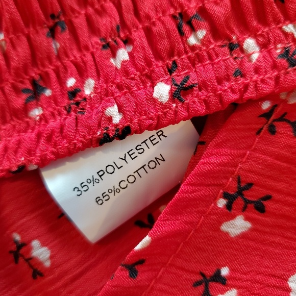 Daisy Red Flower Dress - Picture 5 of 5